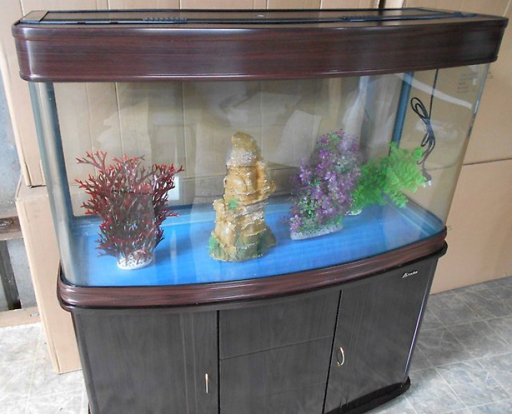 Новый аквариум с тумбой 220 л